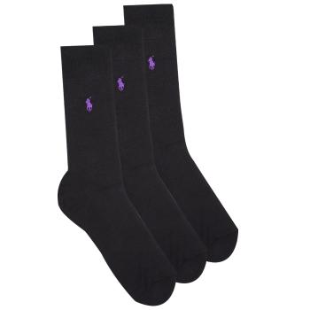 Polo Ralph Lauren  ASX91-MERCERIZED-SOCKS-3 PACK  Ponožky Čierna