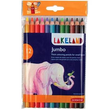 DERWENT Lakeland Jumbo Colouring, šesťhranné, 12 farieb (33326)