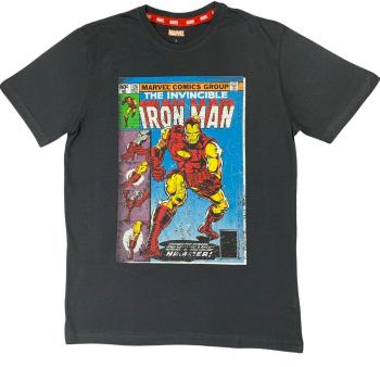 EPlus Pánske tričko Marvel - Iron Man sivé Veľkosť - dospelý: XXL