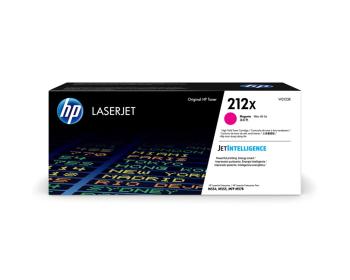 HP originálny toner W2123X, magenta, 10000 str., HP 212X, High Yield, HP Color LaserJet Enterprise M554dn,M555dn,M555x, O