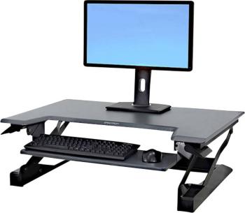 Ergotron WorkFit-T nástavec na stôl pre prácu v sede aj v stoji Rozsah výšky: 38 cm (max) čierna