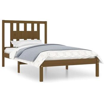 Rám postele medovo hnedý masívna borovica 100 × 200 cm, 3104056