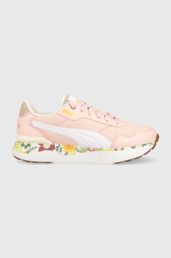 Tenisky Puma R78 Voyage Wild Garden ružová farba