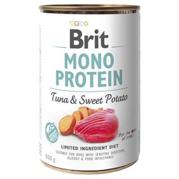 Brit MONO PROTEIN Tuna & Sweet Potato konzerva pre psov 400 g