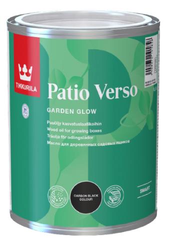 PATIO VERSO - Napúšťací olej na drevené povrchy cierny 0,9 l