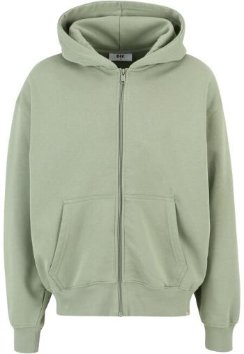 DEF Zip Hoody green washed - M