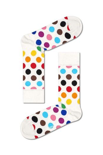 Ponožky Happy Socks biela farba