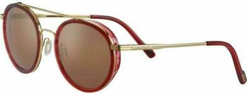 Serengeti Geary Red Streaky/Bold Gold/Mineral Polarized Drivers Gold