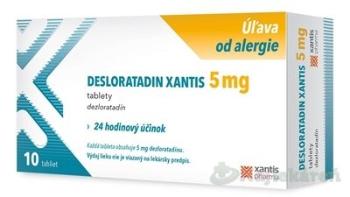Desloratadin Xantis tbl na alergiu 5 mg 1x10 ks