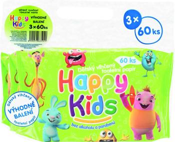 Happy Kids detský Vlhcene Tp 3x60ks - sprchový gél