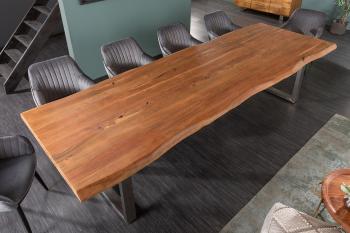 LuxD Dizajnový jedálenský stôl Massive, 300 cm, akácia honey