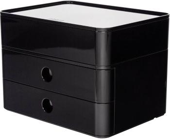 HAN SMART-BOX PLUS ALLISON 1100-13 box so zásuvkami čierna, biela  Počet zásuviek: 2