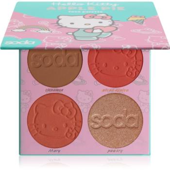 Hello Kitty Apple Pie Face Palette paletka na tvár 12 g