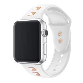 Remienok Apple Watch Ultra 1 / 2 (49mm) / 9 / 8 / 7 (45mm) / 6 / SE / 5 / 4 (44mm) / 1, 2, 3 (42mm) biely