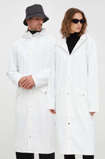 Nepremokavá bunda Rains 18360 Jackets biela farba, prechodná