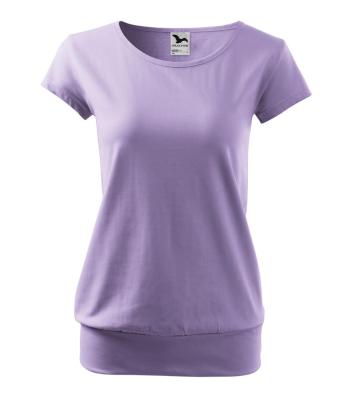 MALFINI Dámske tričko City - Levanduľová | XL