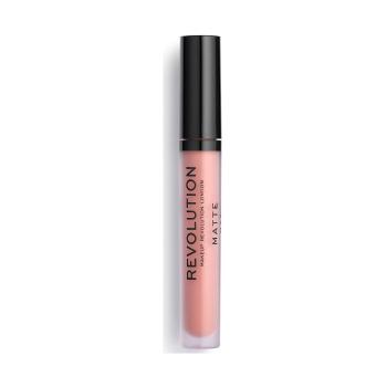 Makeup Revolution  Matte Lip Gloss  Lesky na pery Zelená