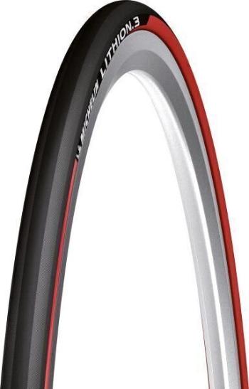 Michelin Lithion3 29/28" (622 mm) 25.0 Black/Red Kevlarový Plášť na cestný bicykel