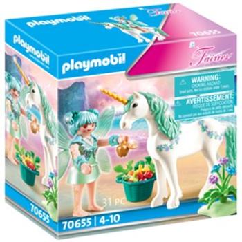 Playmobil 70655 - Jednorožec s vílou ošetrovateľkou (4008789706553)