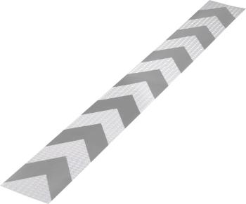 TOOLCRAFT RTS115/1000-SV 1563960 Warning stripe RTS strieborná, sivá (d x š) 1 m x 11.5 cm 1 ks