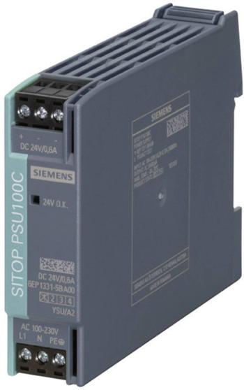 Siemens SITOP PSU100C 24 V/0,6 A sieťový zdroj na montážnu lištu (DIN lištu)  24 V/DC 0.6 A 14 W 1 x