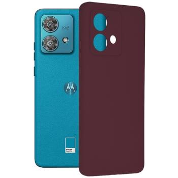 Techsuit Motorola Edge 40 Neo Silikonové Mäkké puzdro TPU  KP31034 fialová