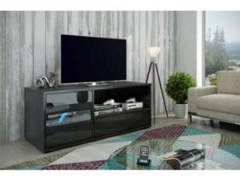 WIP TV stolík Global Farba: Čierna/čierny lesk