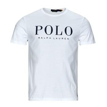 Polo Ralph Lauren  Tričká s krátkym rukávom T-SHIRT AJUSTE EN COTON LOGO "POLO RALPH LAUREN"  Biela