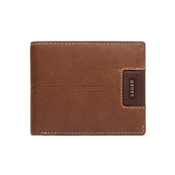 Lagen Pánska peňaženka kožená LG1134 Hnedá