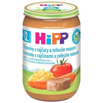 HiPP BIO Cestoviny s paradajkami a teľacím mäsom – 6× 220 g (4062300447721)