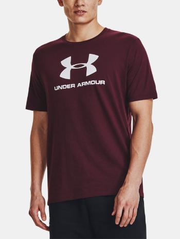 Under Armour UA M Sportstyle Logo SS Tričko Červená