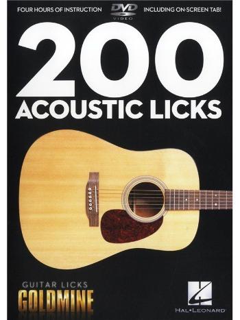 Hal Leonard 200 Acoustic Licks - Guitar Licks Goldmine Noty