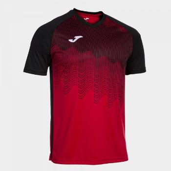 CAMISETA MANGA CORTA TIGER VI ROJO NEGRO 3XS