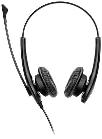 Jabra BIZ 1100 Duo telefónne headset jack 3,5 mm káblový na ušiach čierna