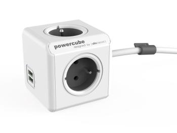 PowerCube Extended Čierna 3 m USB