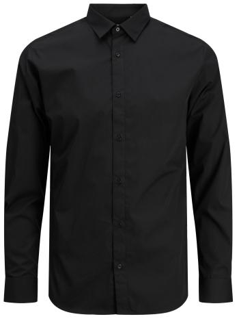 Jack&Jones PLUS Pánska košeľa JJJOE Slim Fit 12200623 Black 6XL