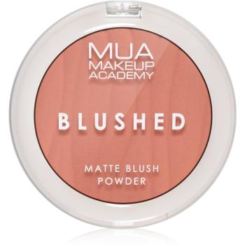 MUA Makeup Academy Blushed Powder Blusher púdrová lícenka odtieň Rose Tea 5 g