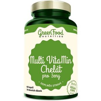 GreenFood Nutrition Multi VitaMin Chelate pre ženy 60 kapsúl (8594193921409)
