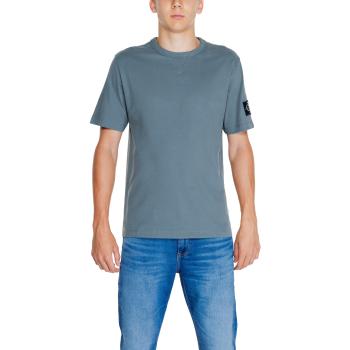 Calvin Klein Jeans  BADGE REGULAR TEE J30J323484  Polokošele s dlhým rukávom Šedá