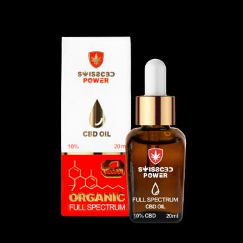 Swisscbdpower Organic Full Spectrum CBD olej 10% 20 ml