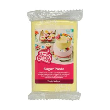 Pastelovo žltý rolovaný fondán Pastel Yellow (farebný fondán) 250 g