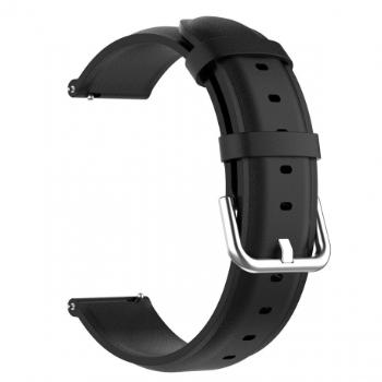 Samsung Galaxy Watch Active 2 40/44mm Leather Lux remienok, black