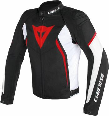 Dainese Avro D2 Black/White/Red 50 Textilná bunda