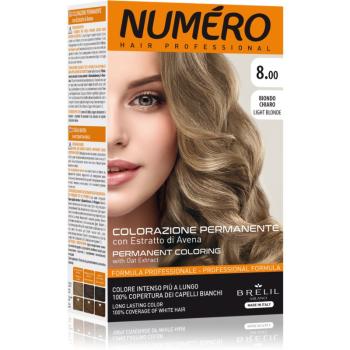 Brelil Numéro Permanent Coloring farba na vlasy odtieň 8.00 Light Blonde 125 ml