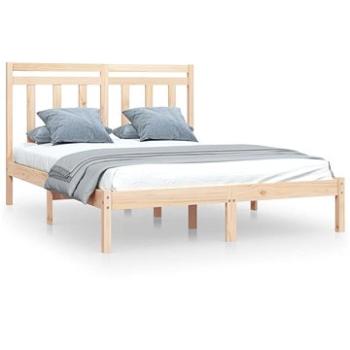 Rám postele masívne drevo 140 × 200 cm, 3105250