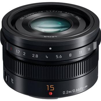 Panasonic Leica DG Summilux 15 mm f/1,7 ASPH čierny (H-X015E9-K) + ZDARMA Čistiaci roztok K&F Concept