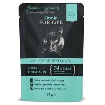 Fitmin For Life Lososová kapsička pre mačky 85 g (8595237015184)