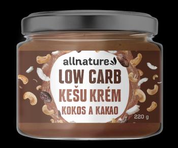 ALLNATURE Kešu krém low carb kokos a kakao 220 g