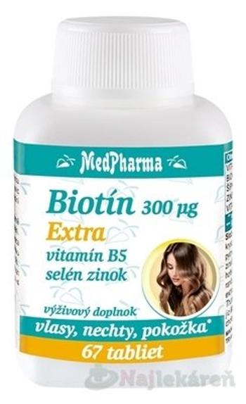 MedPharma BIOTÍN 300 µg Extra (vlasy, nechty, pokožka) 67 ks