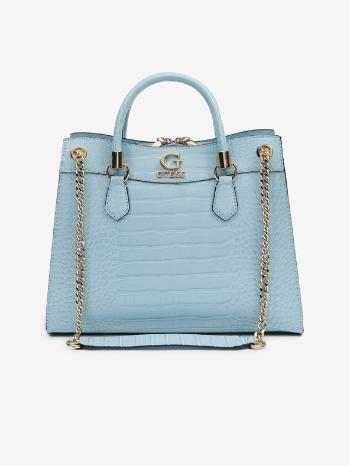 Guess Nell Croc Girlfriend Satchel Kabelka Modrá